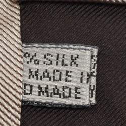 Pre Owned Dior Homme Grey Silk Skinny Tie 