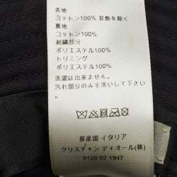 Dior Homme Black Cotton Bucket Hat L