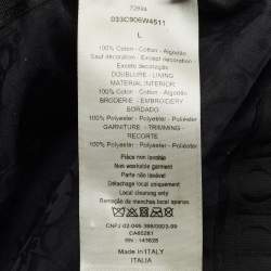 Dior Homme Black Cotton Bucket Hat L