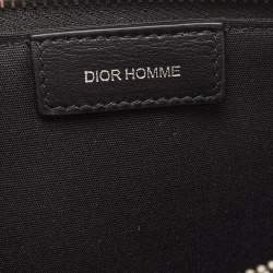 Pre Owned Dior Homme Multicolor Floral Skull Coated Canvas Document Holder