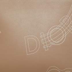 Pre Owned Dior Homme Beige Leather Zip Pouch