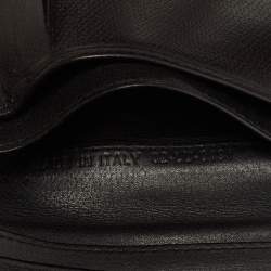 Pre Owned Dior Homme Black Leather Bifold Wallet