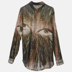 Pre Owned Dior Homme x Raymond Pettibon Mesh Shirt XS