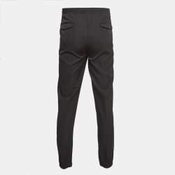 Dior Homme Black Gabardine Jogger Pants XXL