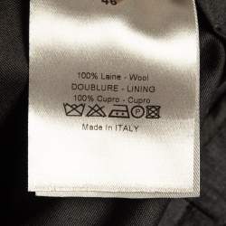 Dior Home Grey Wool Single Breasted Pants Suit S