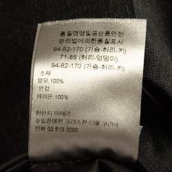 Dior Home Grey Wool Single Breasted Pants Suit S