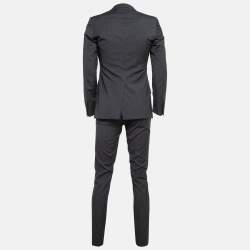 Dior Home Grey Wool Single Breasted Pants Suit S