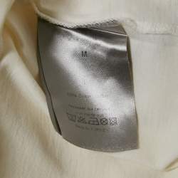 Dior Homme White Love Print Cotton Jersey T-Shirt M