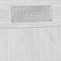 Pre Owned Dior Homme Grey Cotton Long Sleeve Shirt L