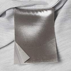 Pre Owned Dior Homme Grey Cotton Long Sleeve Shirt L