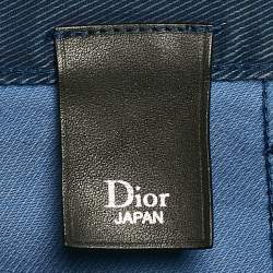 مملوكة مسبقًا Dior Homme Blue Cotton Drill Straight Leg Jeans L Waist 33"