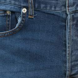 Pre Owned Dior Homme Blue Denim Regular Fit Jeans L Waist 34"