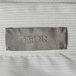 Pre Owned Dior Homme X Judy Blame Safety Pin Print Cotton Button Front Shirt S