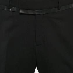 Dior Homme Black Wool Formal Trousers M