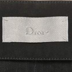 Pre Owned Dior Homme Black Cotton Button Front Shirt L