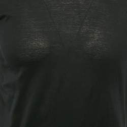 Pre Owned Dior Homme Black Jersey Crewneck T-Shirt XS