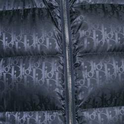 Dior Homme Oblique Monogram Nylon Zip-Up Puffer Vest M