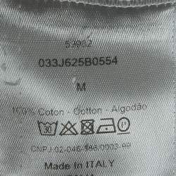 Dior Homme x Air Jordan Logo Embroidery White Crew Neck T-Shirt M