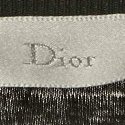Pre Owned Dior Homme Black Printed Jersey V-Neck T-Shirt S