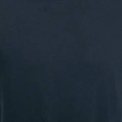 Dior Homme Navy Blue Cotton Pocket Detail Crew Neck T-Shirt L