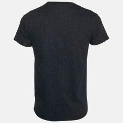 Dior Homme Blue Abstract Print Jersey Crewneck T-Shirt XS