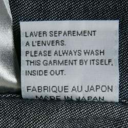 Dior Homme Navy Blue Denim Long Sleeve Shirt L