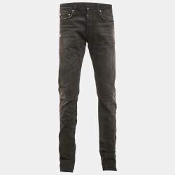 Dior Homme Black Distressed Denim Jeans M Waist 33"