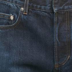 مملوكة مسبقًا Dior Homme Blue Denim Straight Leg Jeans M Waist 33"