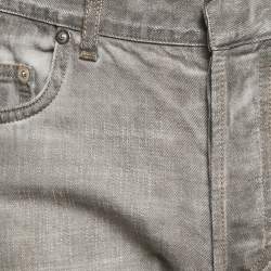 Dior Homme Grey Denim Regular Fit Jeans L Waist 33"