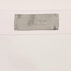 Dior Homme Pink Cotton Button Front Shirt M