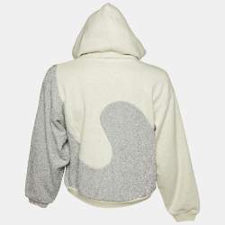 Dior Homme x ERL Metallic Cotton Hooded Sweatshirt S
