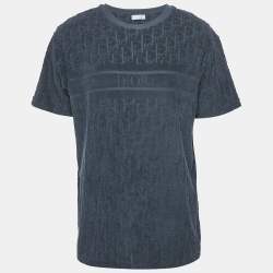 Dior  Homme Oblique Terry Crewneck T-Shirt M