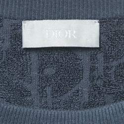 Dior  Homme Oblique Terry Crewneck T-Shirt M