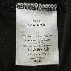 Dior Homme Printed Jersey T-Shirt L
