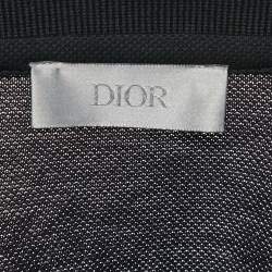 Pre Owned Dior Homme x Jordon Navy Blue Air Dior Applique Pique Polo T-Shirt XL