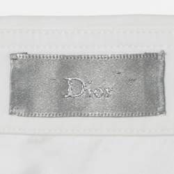 Pre Owned Dior Homme White Cotton Long Sleeve Shirt M