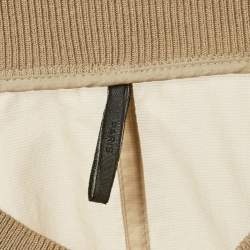 Pre Owned Dior Homme Cream Nylon Semi Sheer Short Coat M