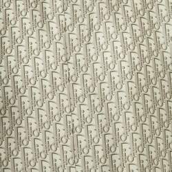 Pre Owned Dior Homme Green Oblique Monogram Print Silk Hawaiian Shirt M
