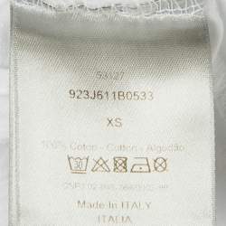 Pre Owned Dior Homme White 03 Marignan Cotton Crew Neck T-Shirt XS