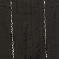 Pre Owned Dior Homme X Cactus Jack Black Cotton Zip Detail Cargo Pants S