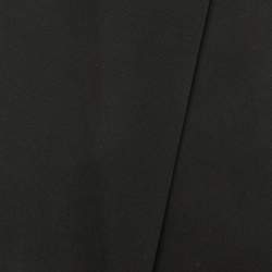 Pre Owned Dior Homme Black Wool Wrap Wide Leg Trousers S