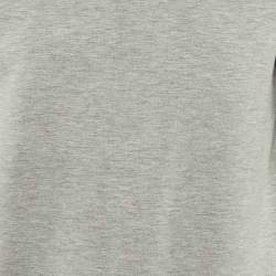 Pre Owned Dior Homme Grey Jersey Contrast Detail Crew Neck T-Shirt M