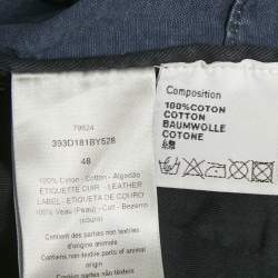 Pre Owned Dior x Denim Tear Blue Oblique Denim Carpenter Jeans M/Waist 32"