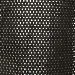 Pre Owned Dior Homme Black Metallic Dotted Cotton Tank T-Shirt L