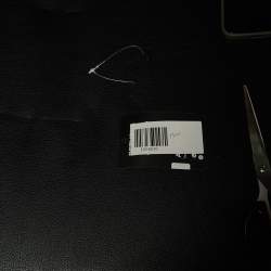 Pre Owned Dior Homme Black Metallic Dotted Cotton Tank T-Shirt L