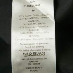 مملوكة مسبقًا قميص ديور أومه x ساكاي قطن ونايلون أسود بأكمام طويلة مقاس متوسط - ميديوم