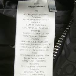 مملوكة مسبقًا سترة ديور هوم داون جاكار أوبليك باللون الأسود مقاس كبي�ر - لارج