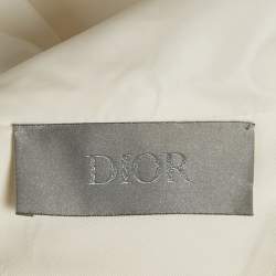مملوكة مسبقًا Dior Homme White/Cream Cotton and Fleece Hoodie S