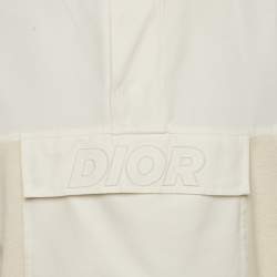مملوكة مسبقًا Dior Homme White/Cream Cotton and Fleece Hoodie S