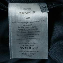 مملوكة مسبقًا Dior Homme Blue Gabardine Regular Fit Blazer L